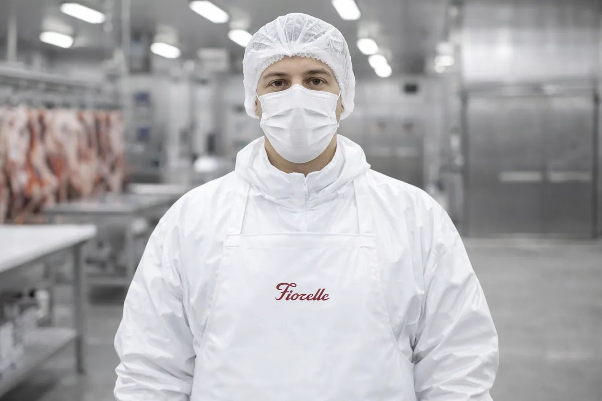 Produção de carnes salgadas no frigorífico Fiorelle em Santo André SP